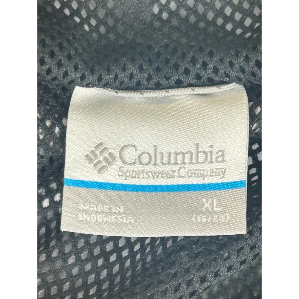 Columbia Rain Jacket Kids XL Black Gorpcore